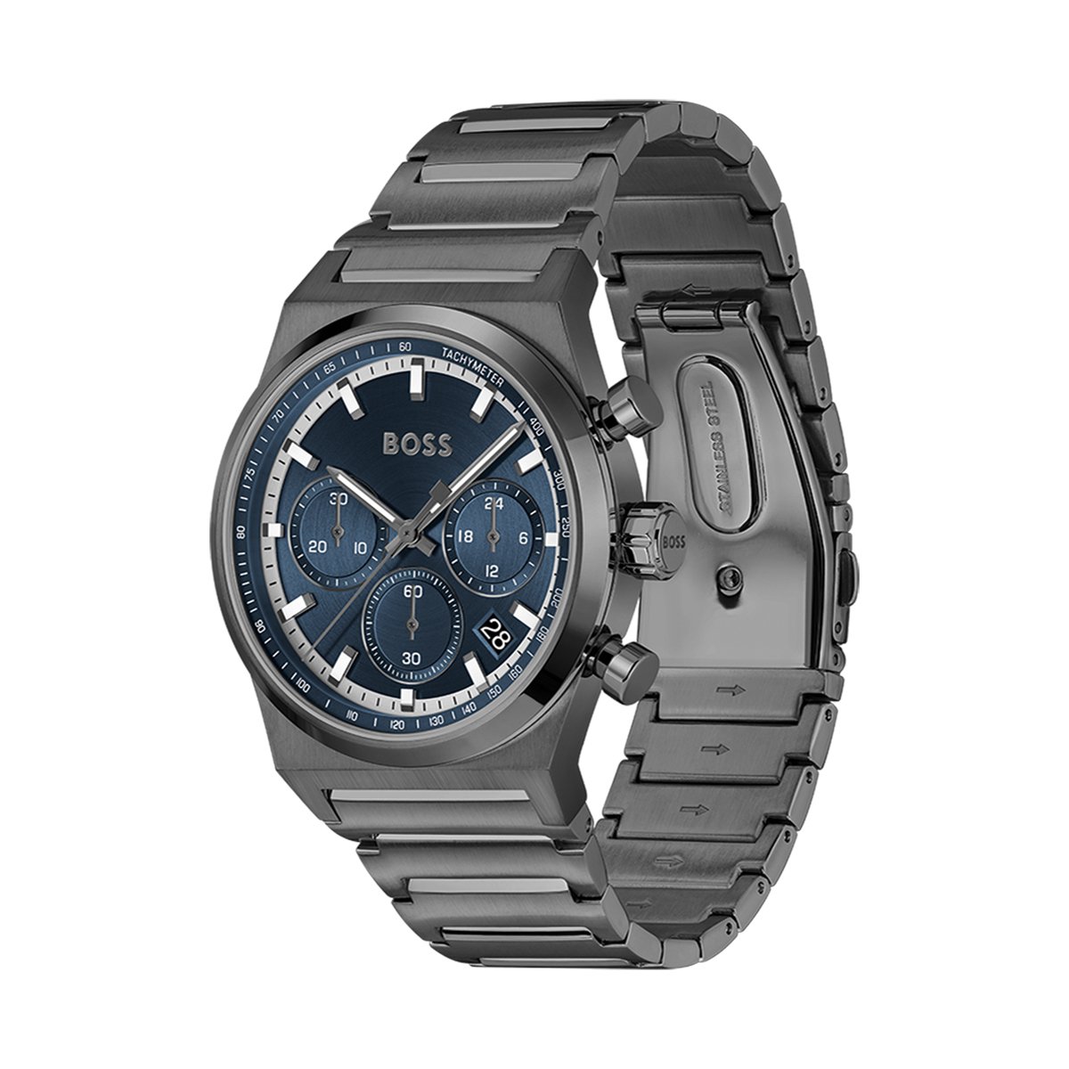 Montre Analogique CANDOR CHRONO dark grey bleu foncé dark grey, BOSS