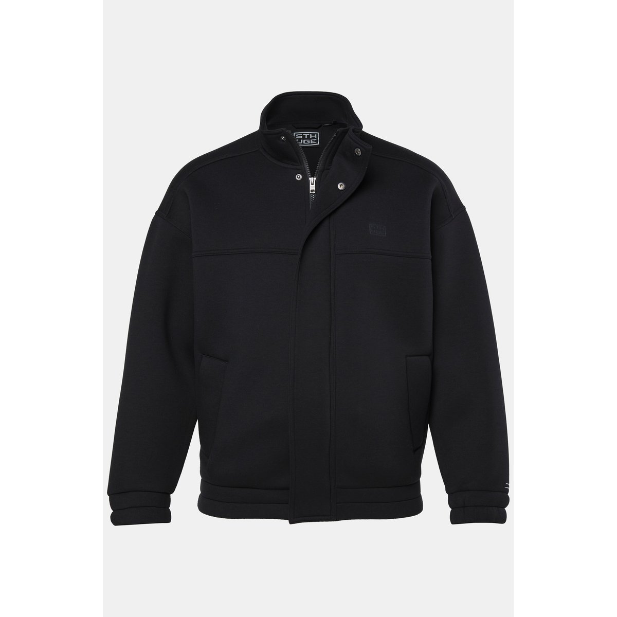 Veste en tissu Scuba, coupe oversize noir, STHUGE