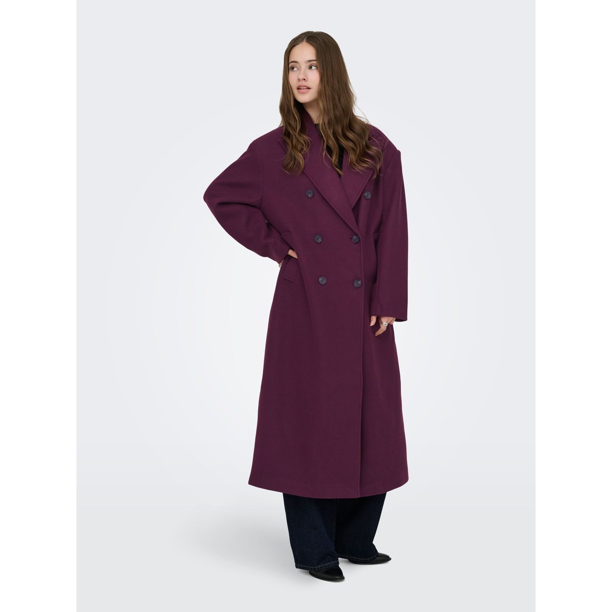 Manteau violette - mauve wine, ONLY