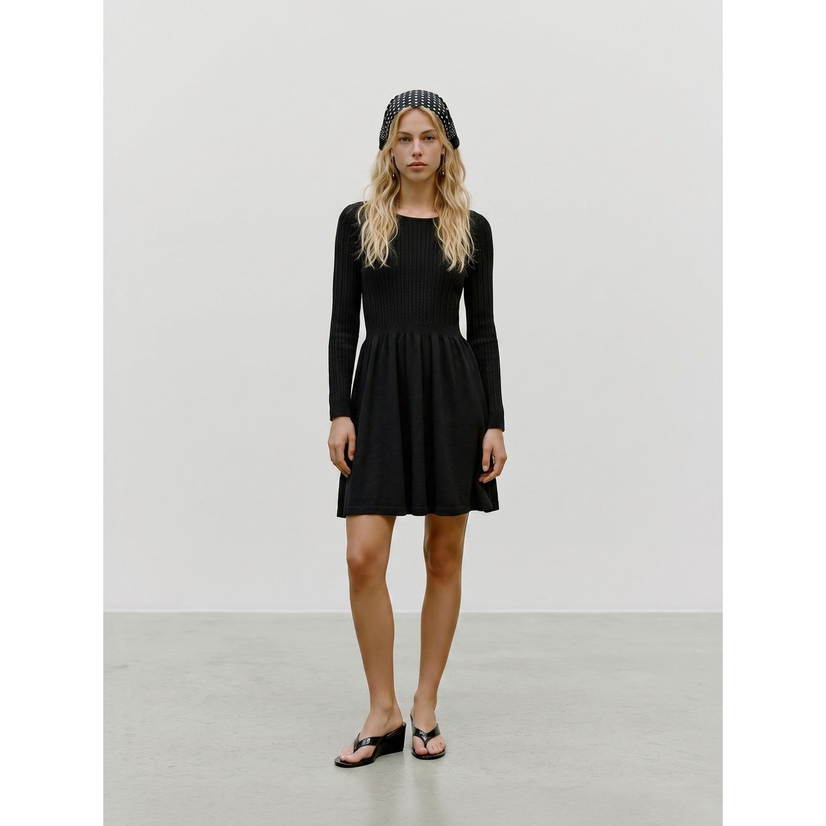 Robe En Maille black 1, VERO MODA