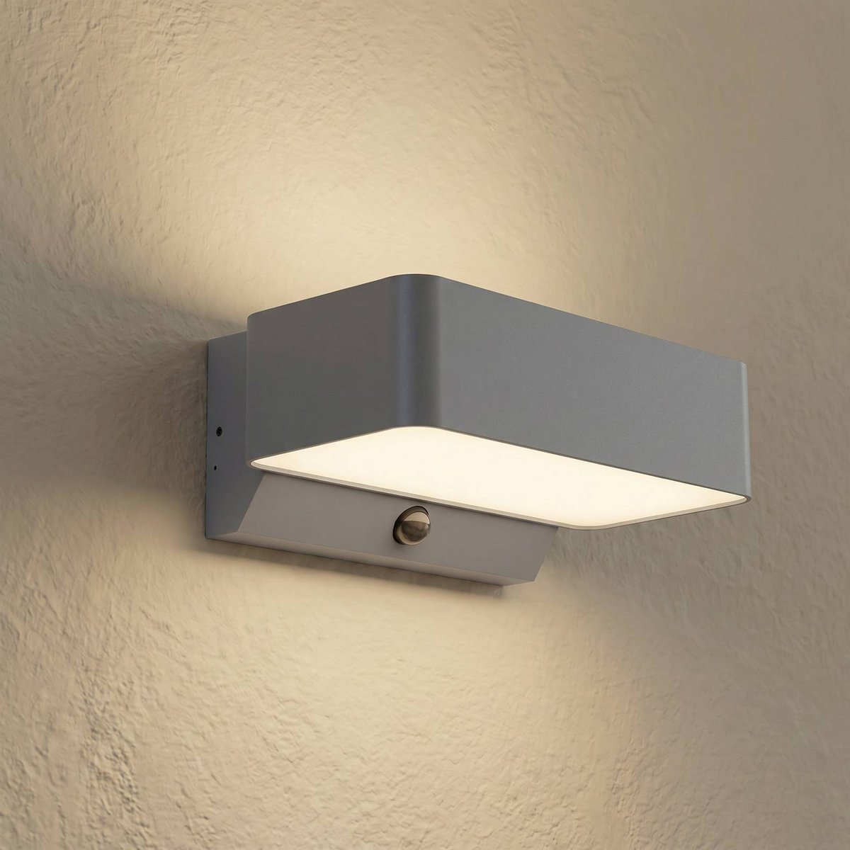 Applique extérieure en aluminiumLED, Fando anthracite, blanc, LINDBY