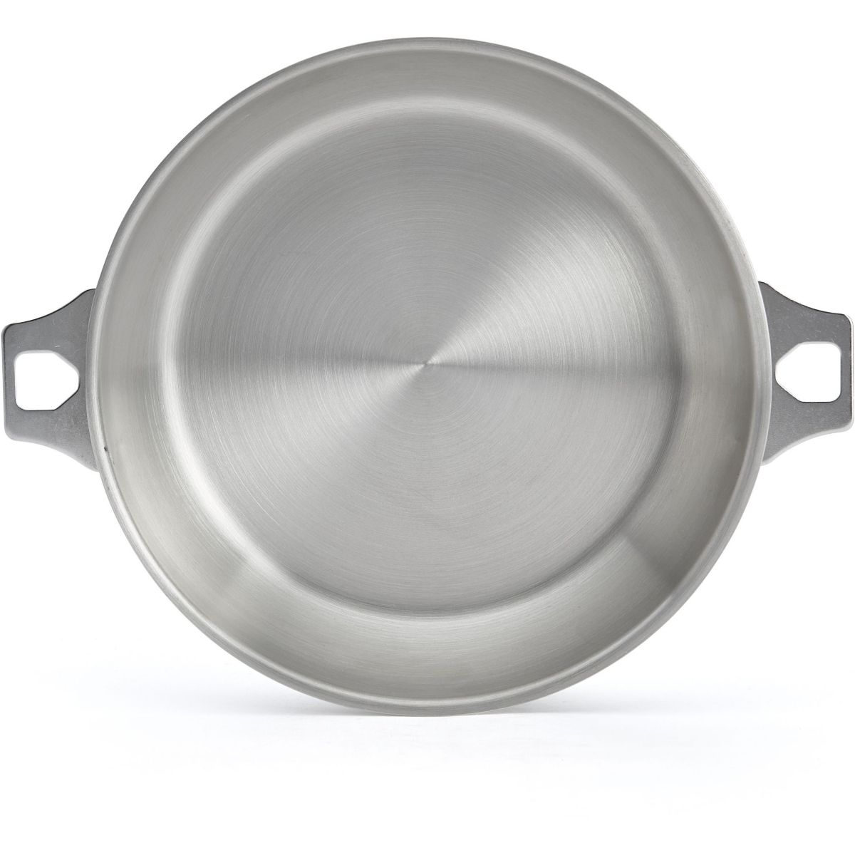 Poêle Twisty tout inox 28cm couleur unique, DE BUYER