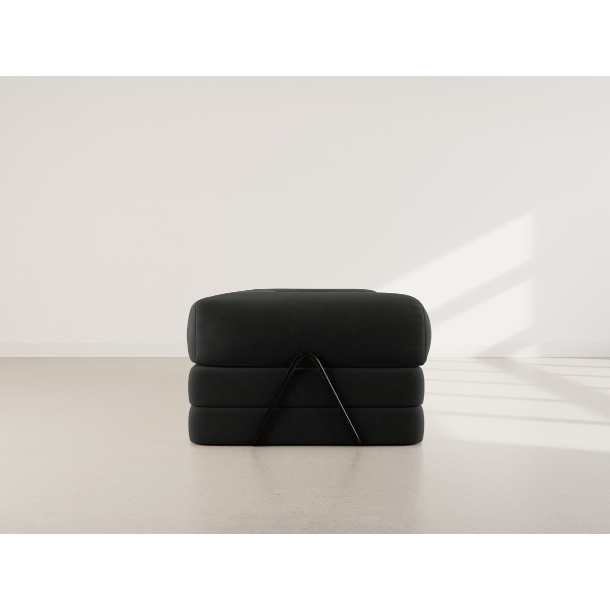 Canapé 3pl convertible en velours texturé, NEBULA gris, BEST MOBILIER