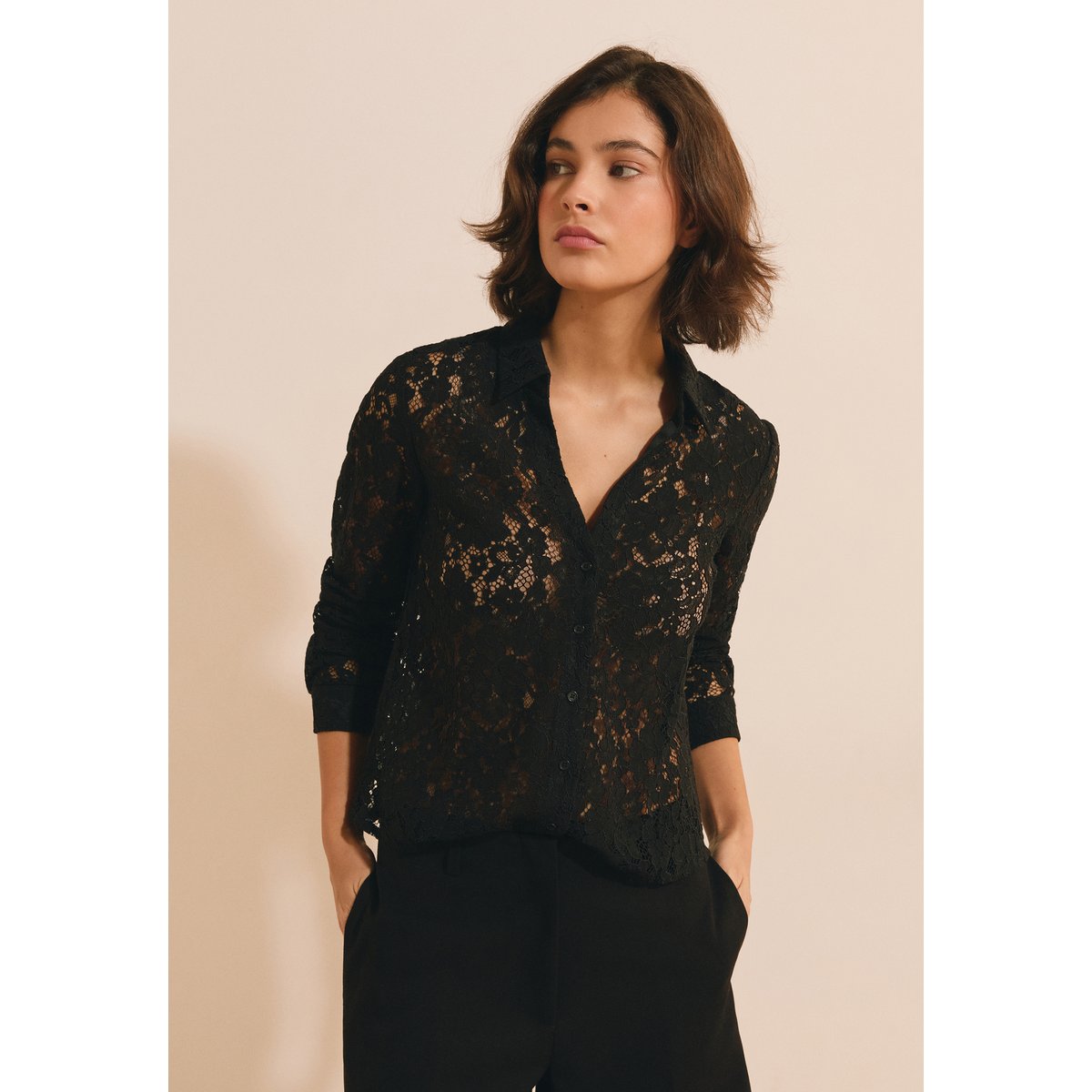 ETAM CHEMISE CECILIA - CHEMISE noir, ETAM