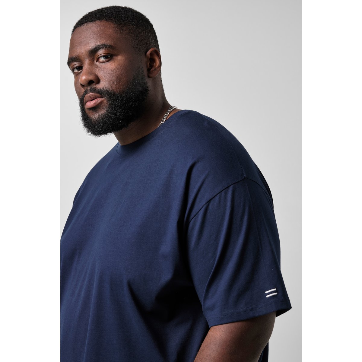 T-shirt oversize marine, STHUGE