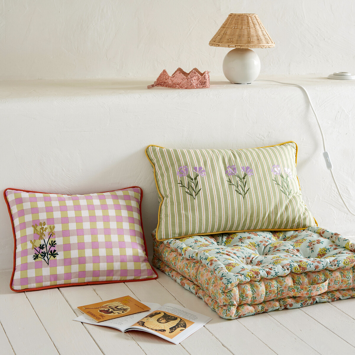 Coussin de sol capitonné, Marigold multicolore, LA REDOUTE INTERIEURS