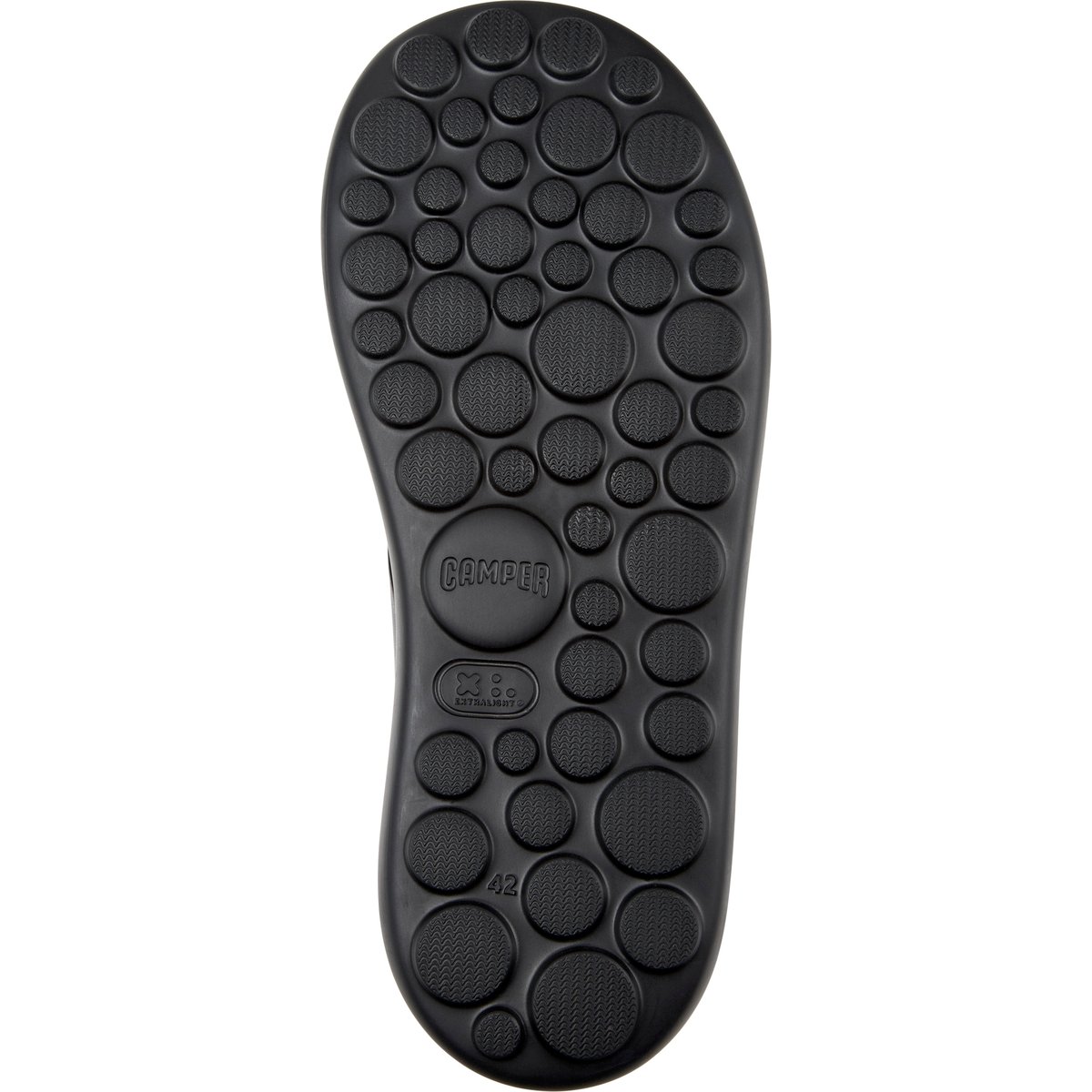 Sandales Pelotas Flota Sandal Twins cuir noir, CAMPER