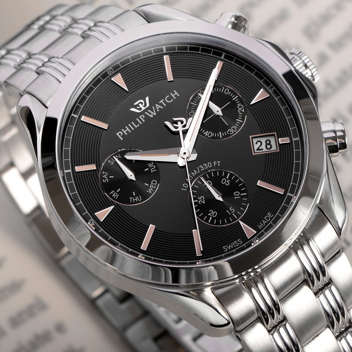 Montre-chronographe BLAZE noir, PHILIP WATCH
