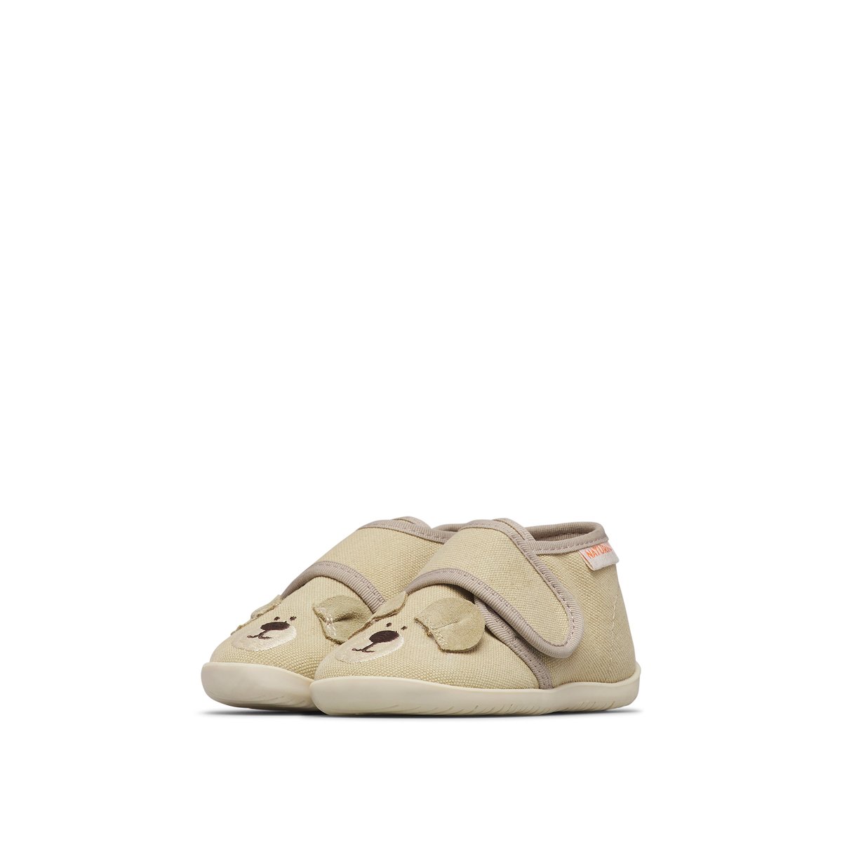 Chaussons en tissu BIDAIM 2 gris-, NATURINO
