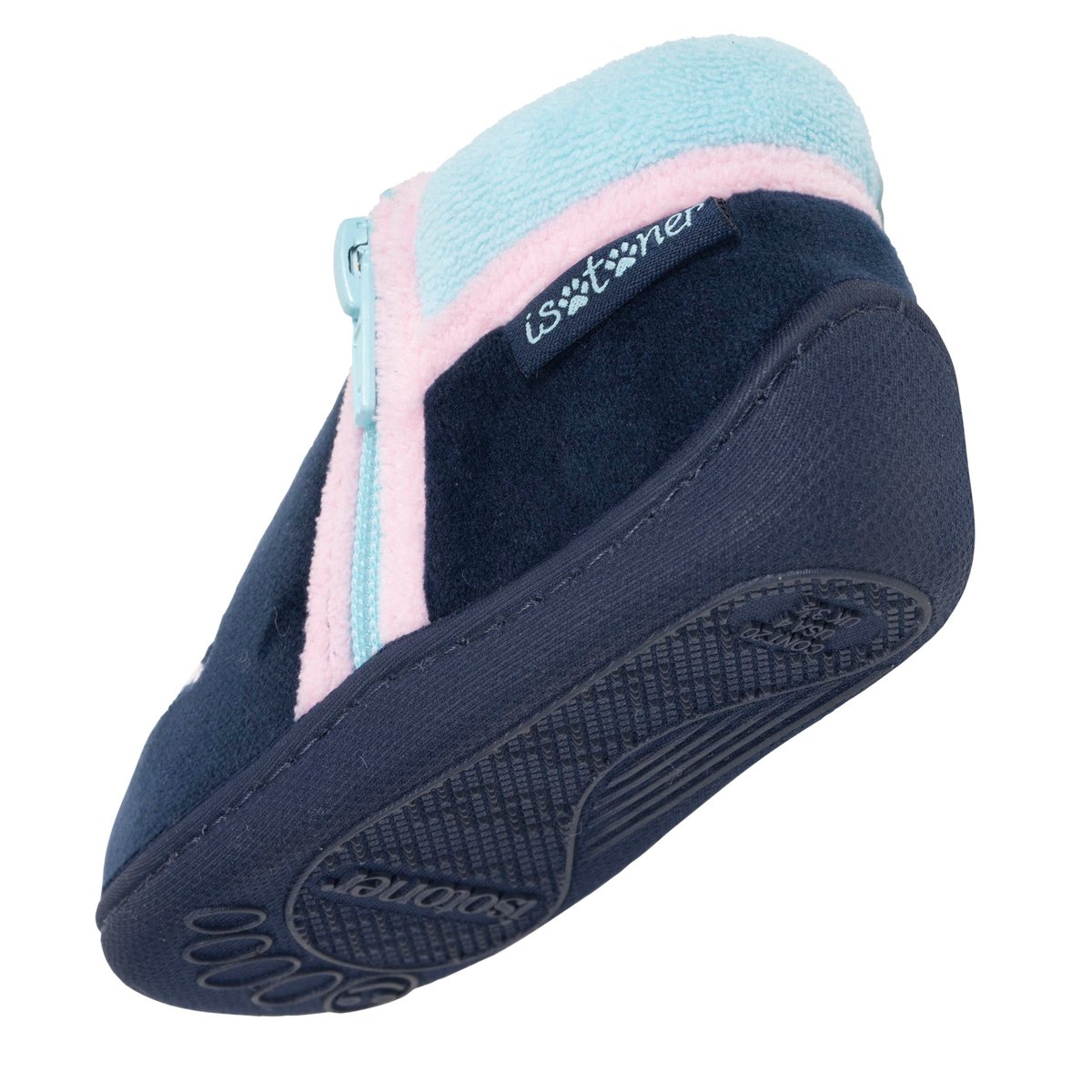 Chaussons Bottillons bleu, ISOTONER