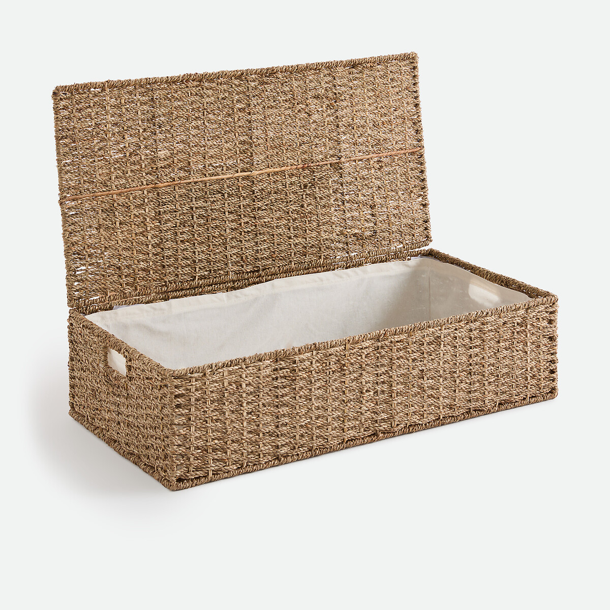 Malle de rangement dessous de lit, en jonc de mer, JUBO naturel, LA REDOUTE INTERIEURS