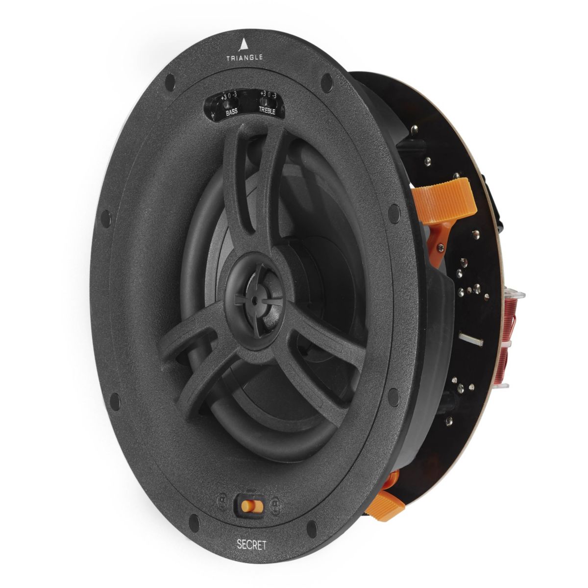 Enceinte encastrable SECRET EMT7 Circulaire noir, TRIANGLE