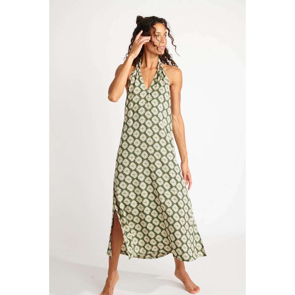 Robe Mara - SARONG kaki, BANANA MOON