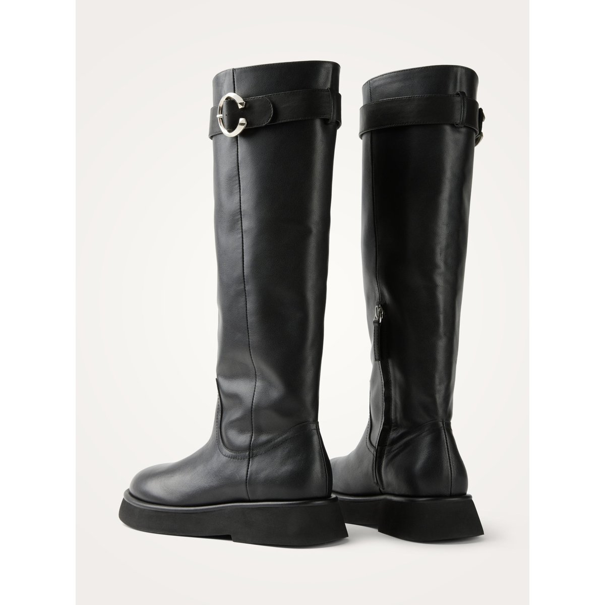 Bottes à semelle épaisse plateau MASON High noir, VANESSA WU