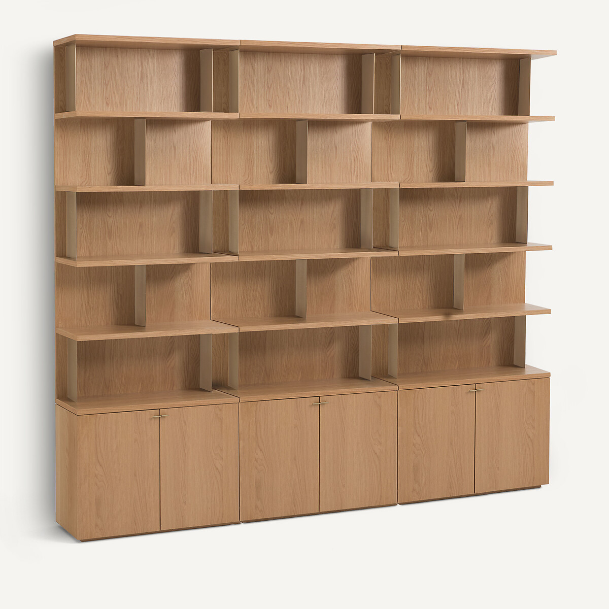 Eiken fineer boekenkast, TETRY naturel eikenhout, AM.PM