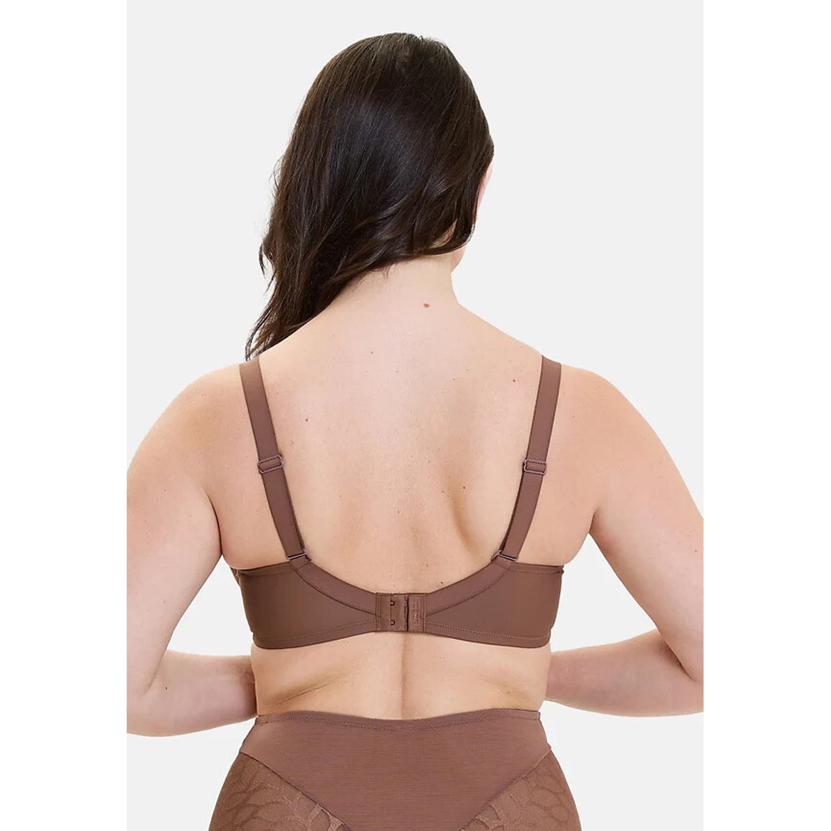 Reggiseno contenitivo PERFECT CURVES noce moscata, SANS COMPLEXE
