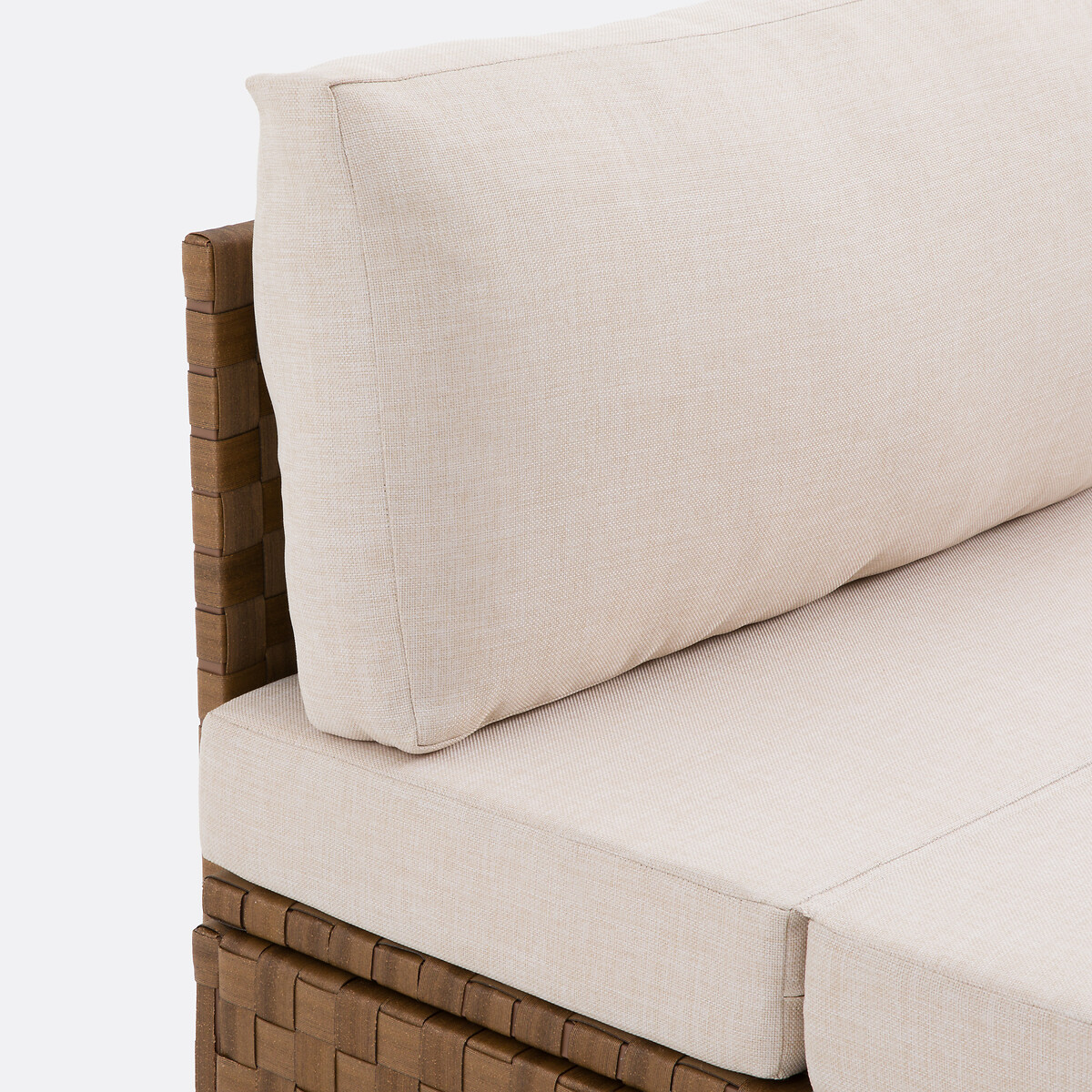 Fauteuil de jardin, en résine tressée, ALZÉNA brun, LA REDOUTE INTERIEURS