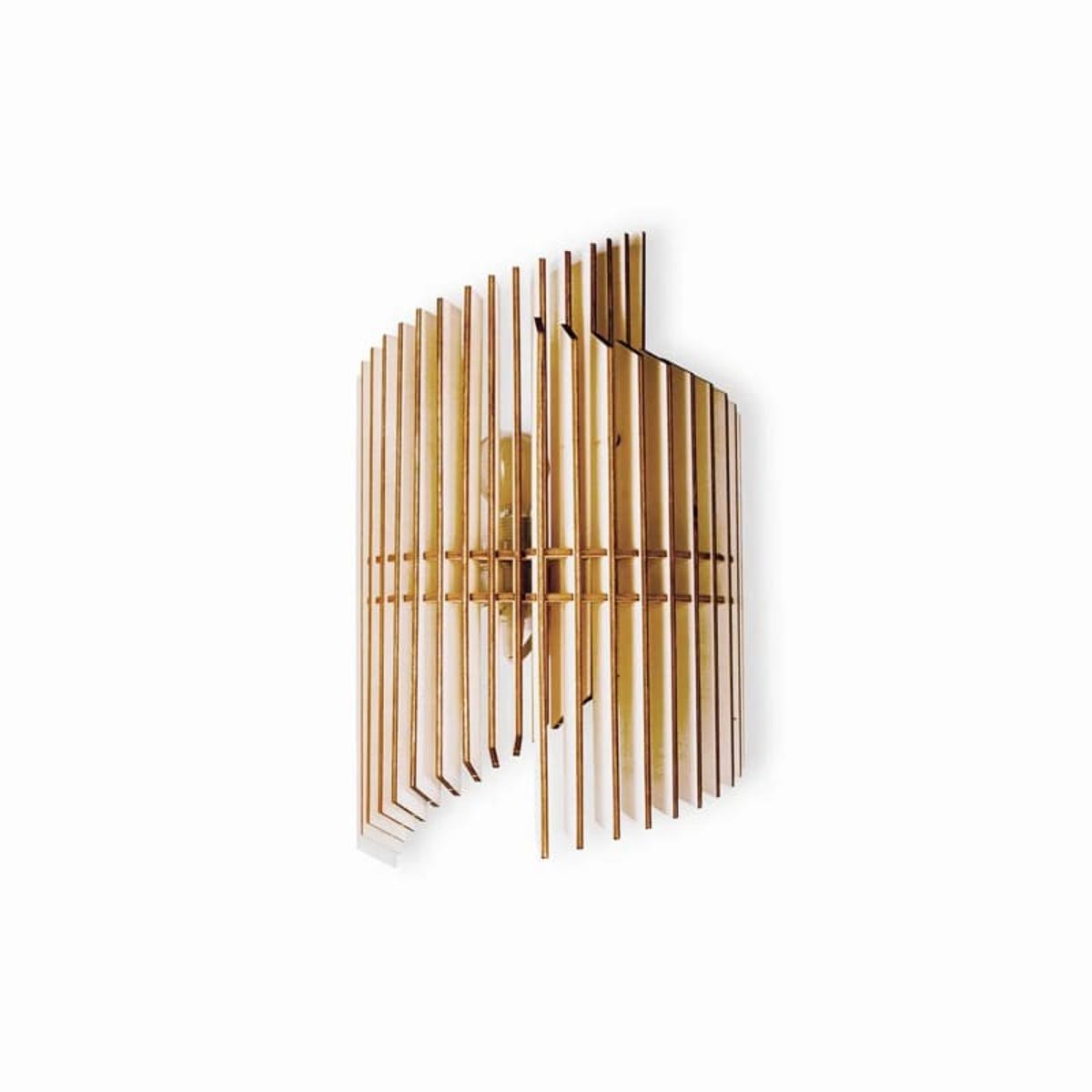 Applique en bois de peuplier OPALE bois clair, ATELIER LOUPIOTE