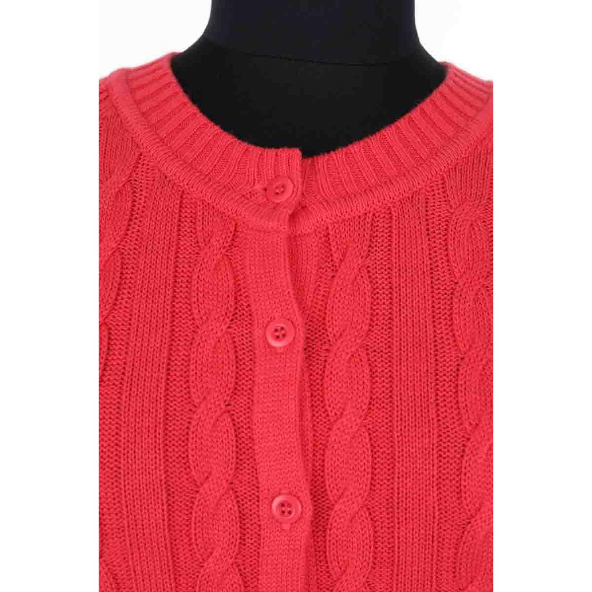Cardigan - Très Bon État rouge, ERIC BOMPARD
