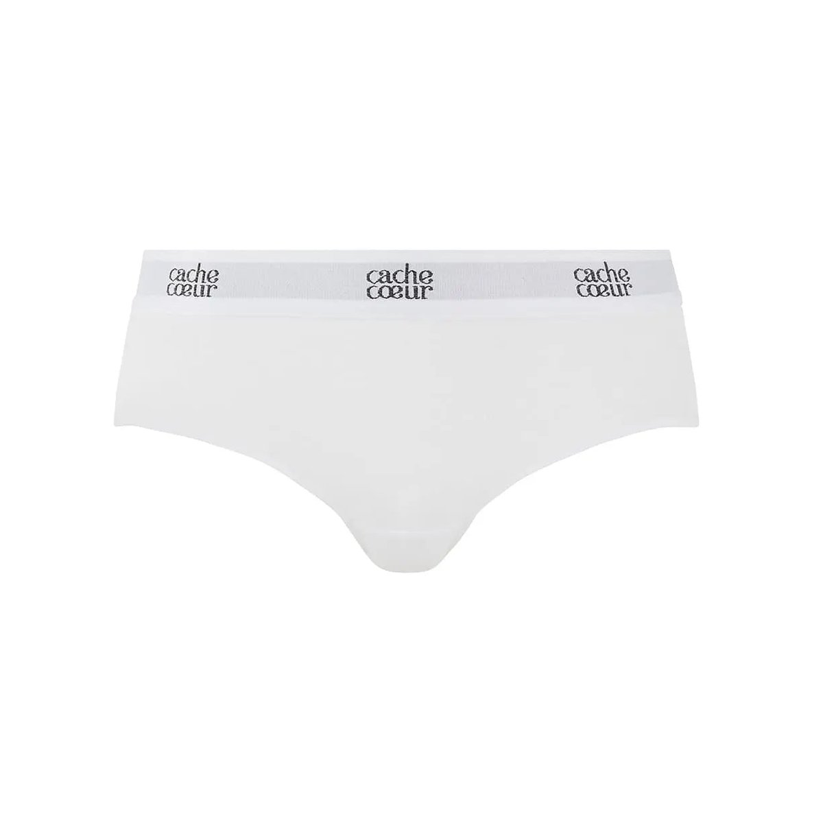 Shorty de grossesse taille basse Life blanc, CACHE COEUR