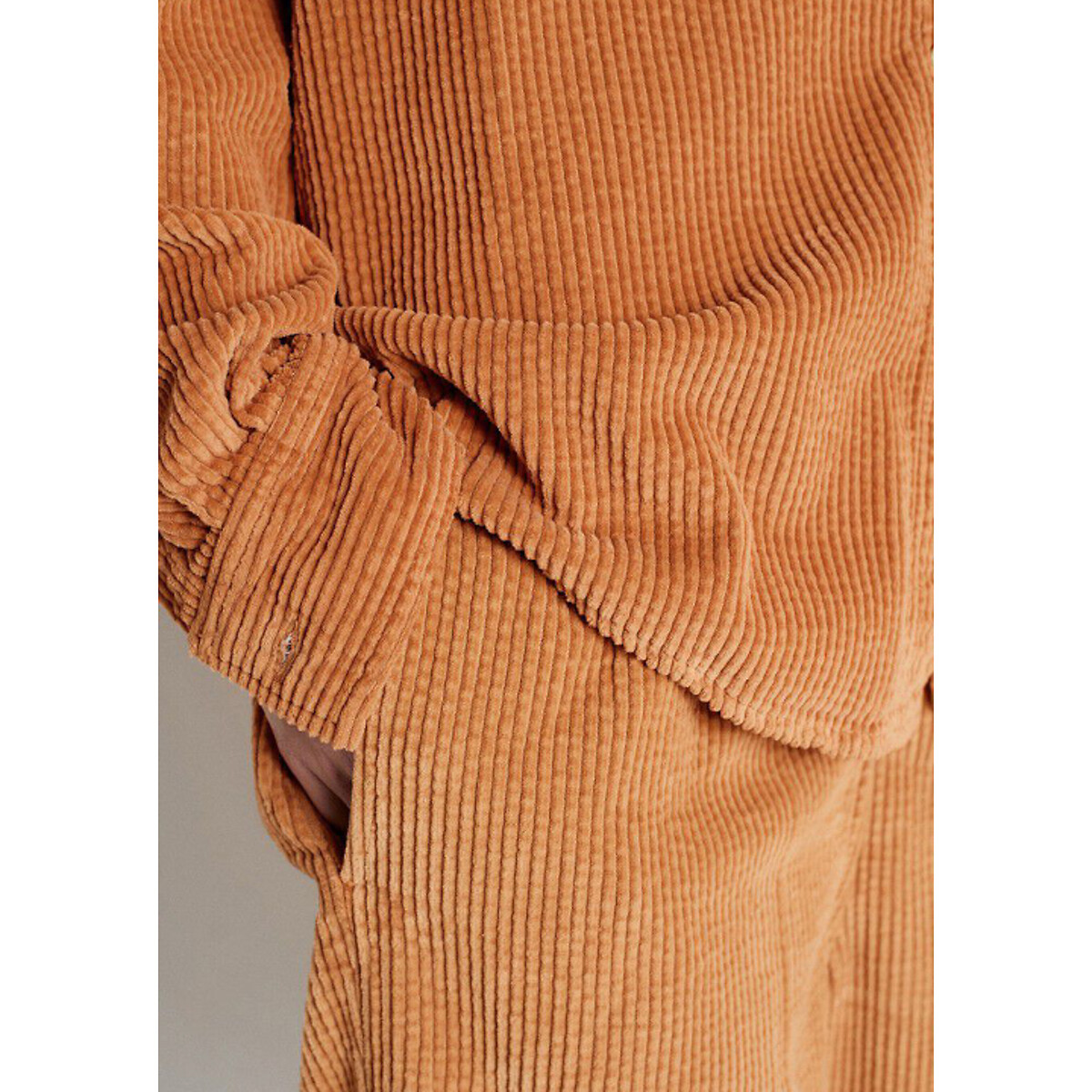 Pantalon carotte en velours PADOW noisette, AMERICAN VINTAGE