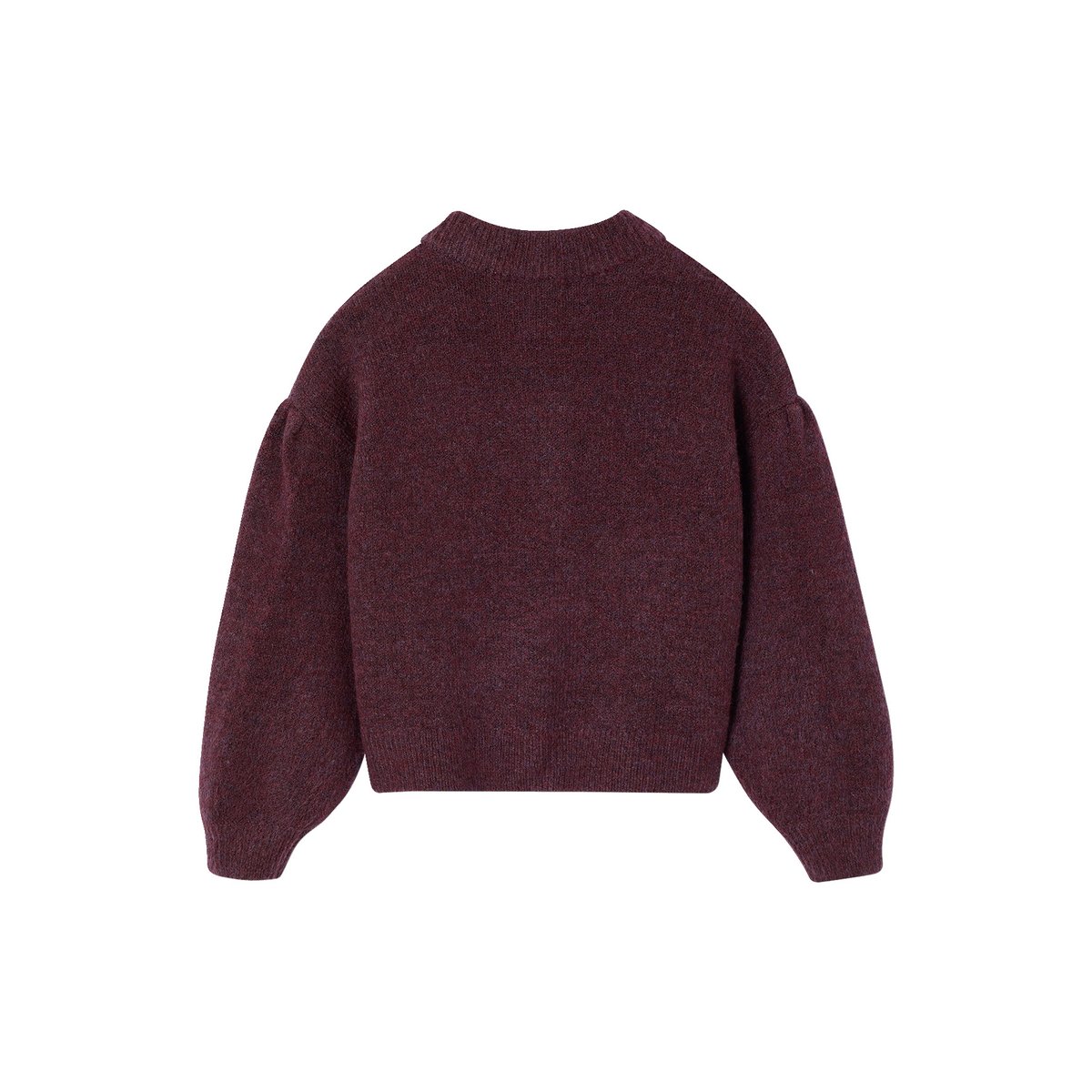 Gilet boutons bijoux prune, VERTBAUDET