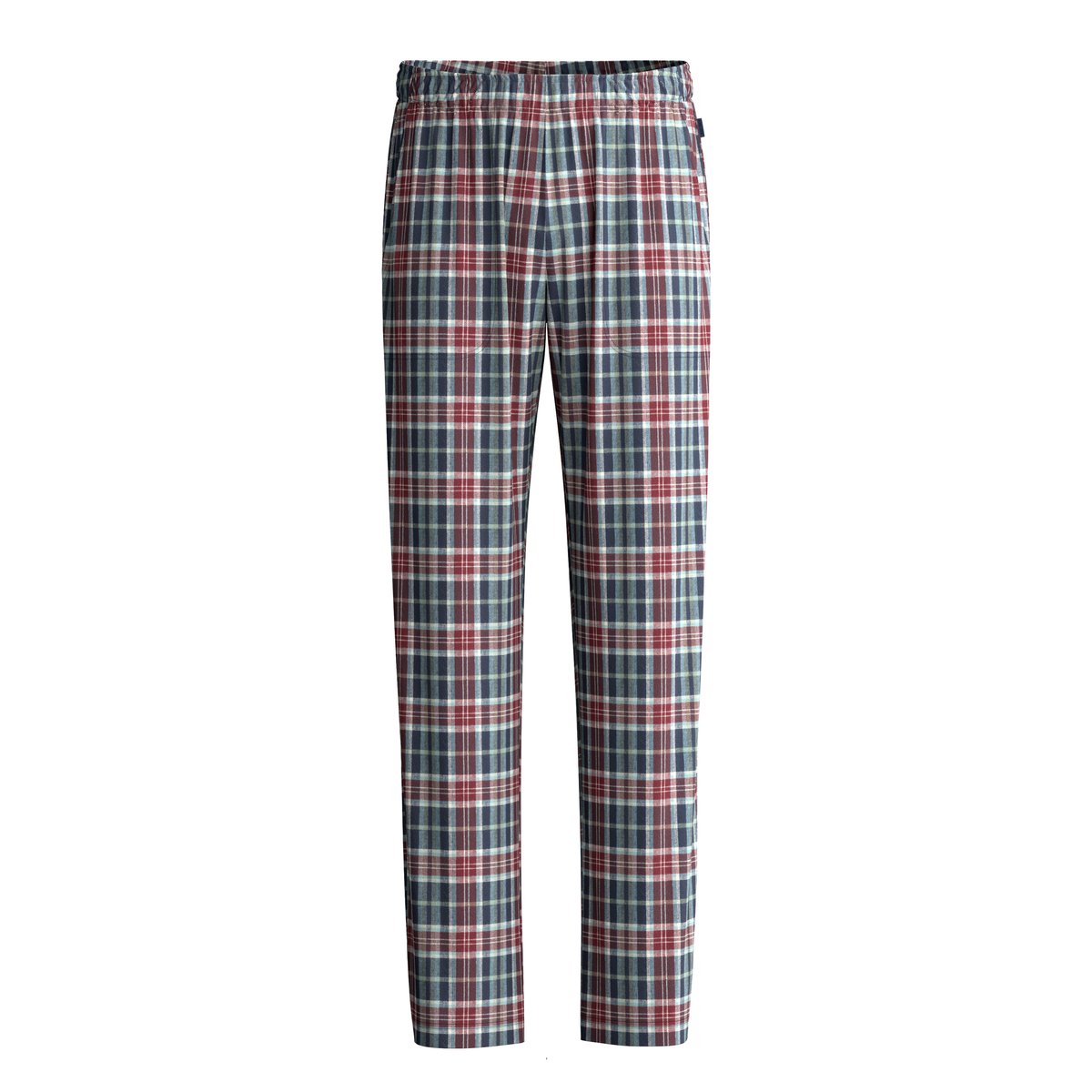 Pantalon en flanelle avec poches latérales Coton FAMILY & FRIENDS bleu nuit, CALIDA