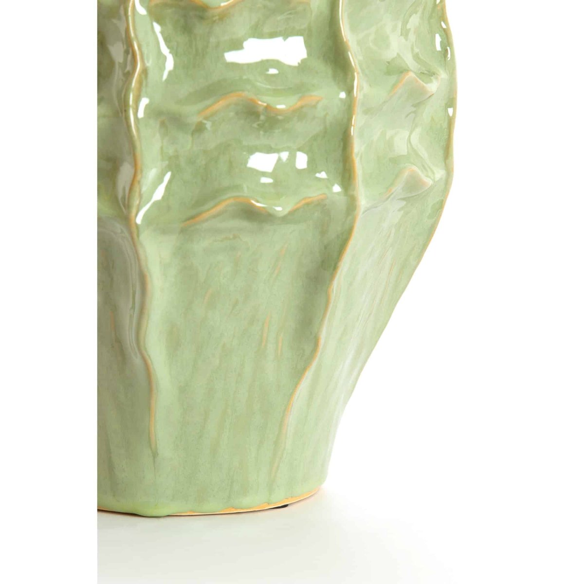 Vase Céramique LOSETO vert, LIGHT & LIVING