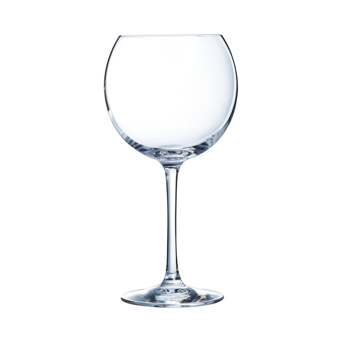 6 Verres à pied ballon 58 cl en cristallin transparent, CHEF&SOMMELIER