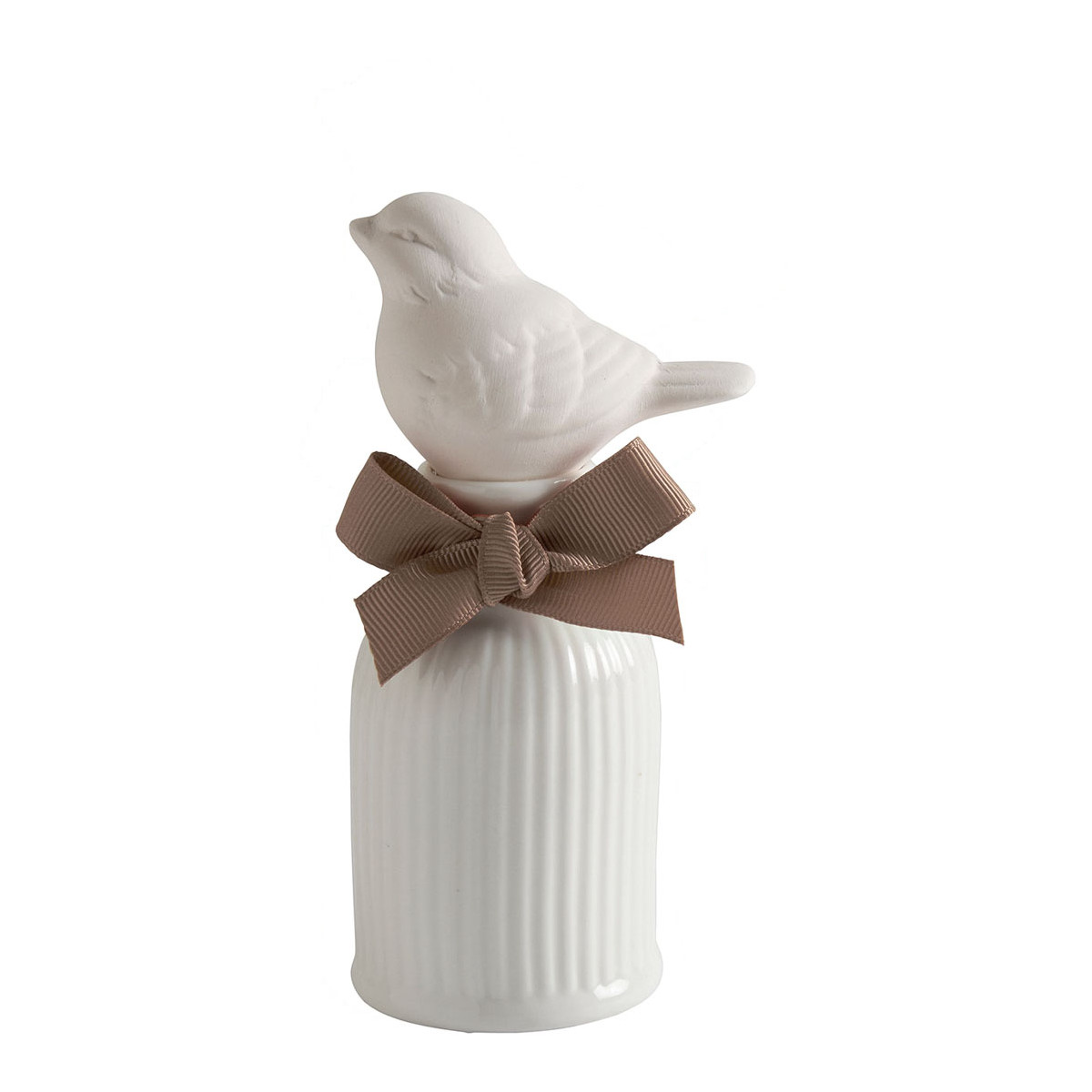 Diffuseur de parfum Bel Oiseau Vanille Dorée blanc, MATHILDE M