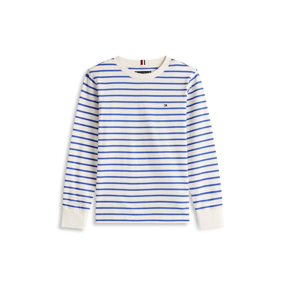 Breton Striped Long Sleeve T-Shirt blue striped, TOMMY HILFIGER