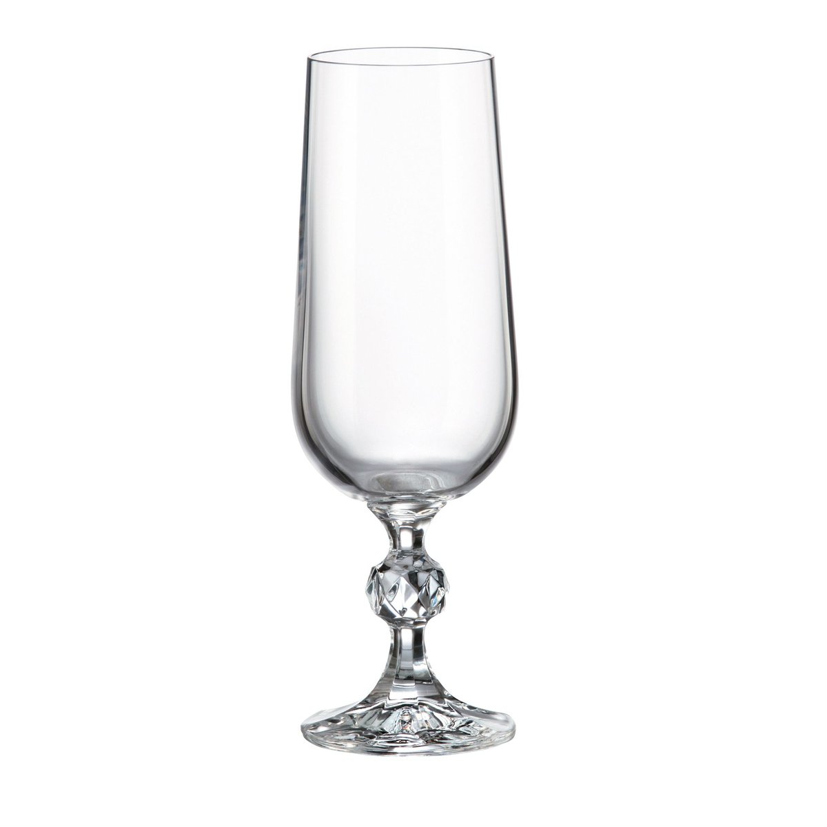 Lot de 3 flûtes en cristallin 18cl, MATIGNON transparent, NOVASTYL
