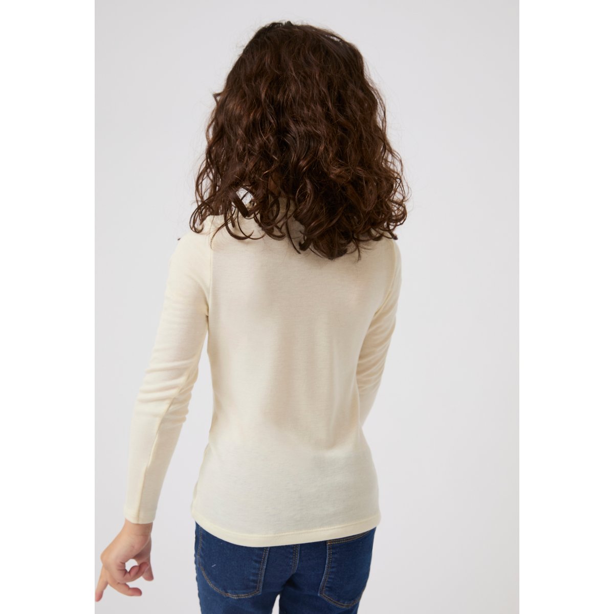 T-shirt Iconic enfant Thermolactyl Sensitive blanc cassé, DAMART