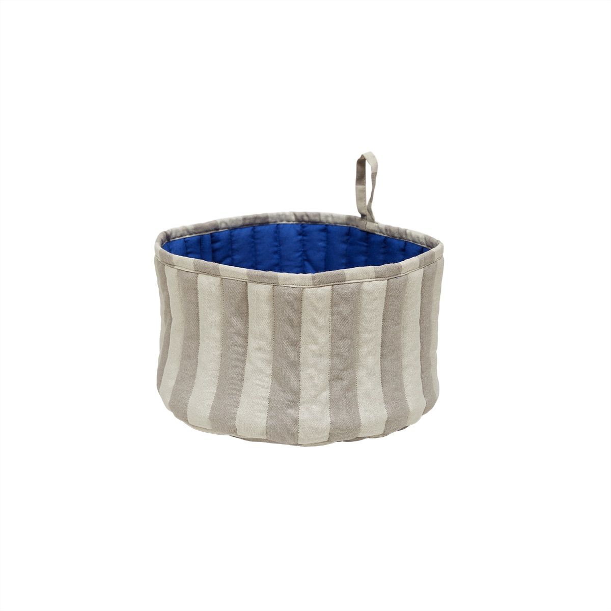 Corbeille à pain en coton à rayures LIVING beige, OYOY LIVING DESIGN
