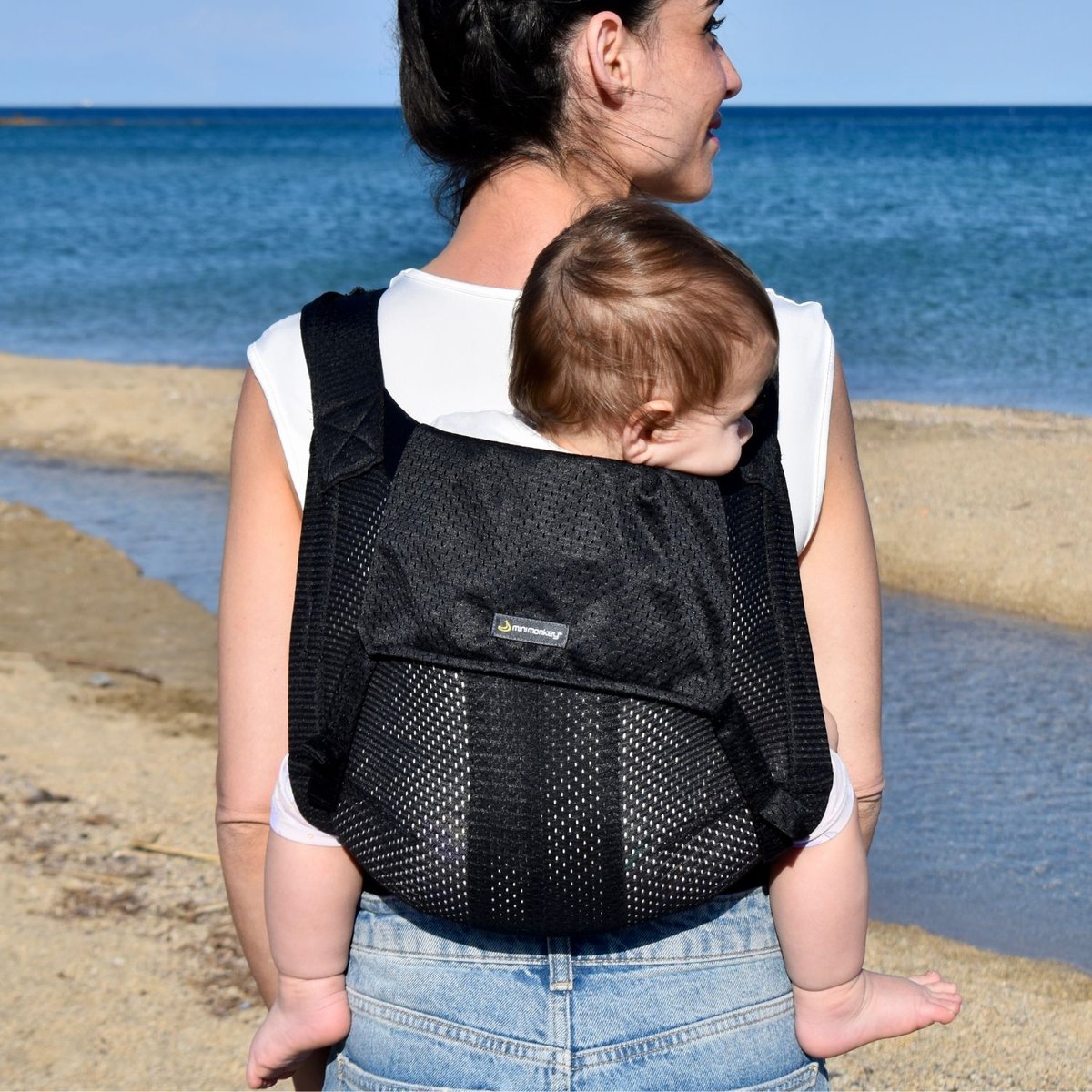 Porte-bébé noir, MINIMONKEY