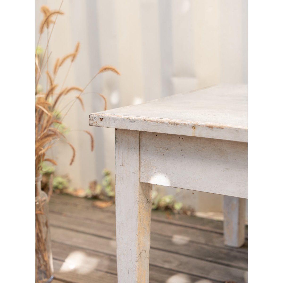Table basse en bois gris Léonie N°1122 - Bon état gris, DEBONGOUT