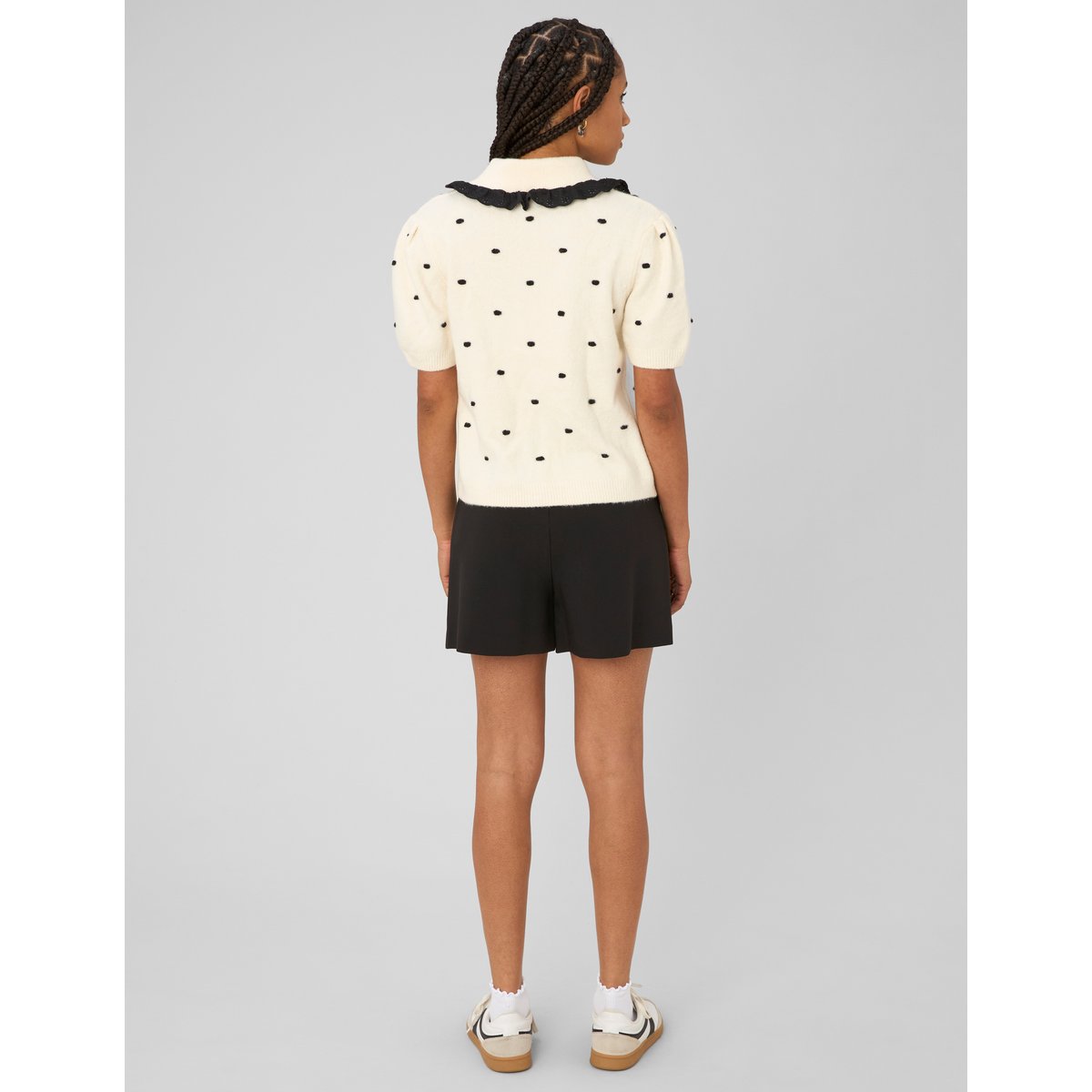 Jupe-short noir, BZB