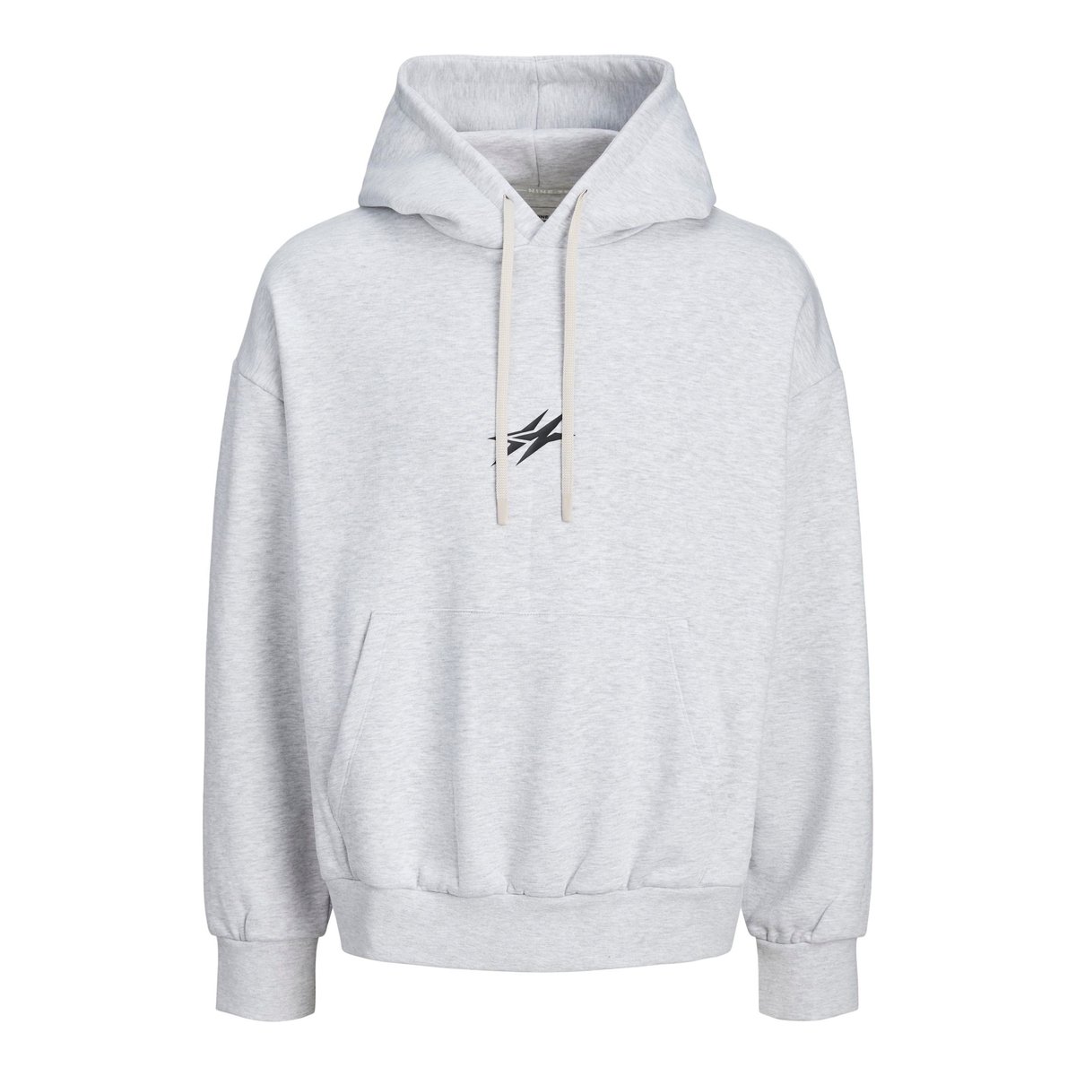 Sweat À Capuche white melange, JACK & JONES