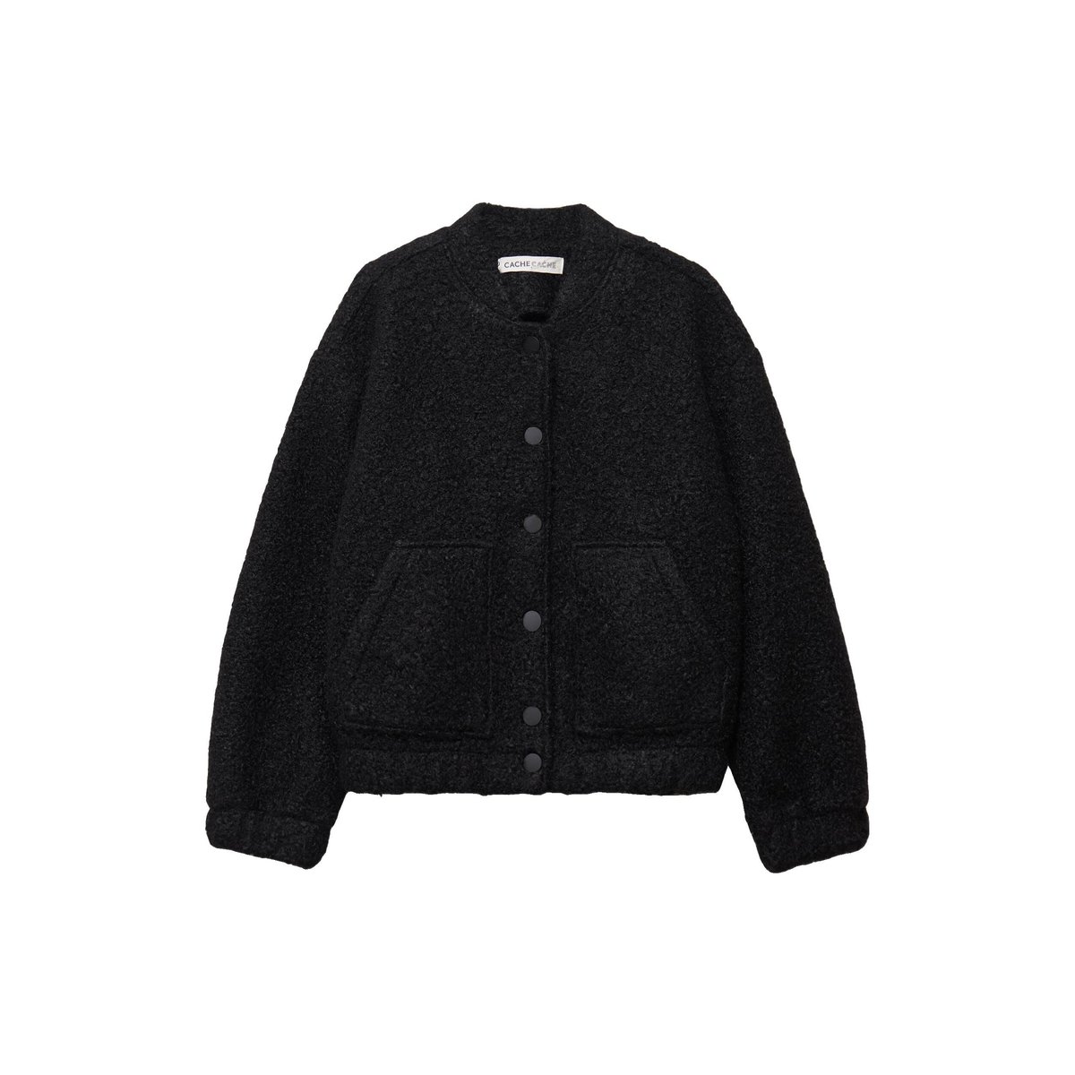 Veste teddy bouclette noir, CACHE CACHE