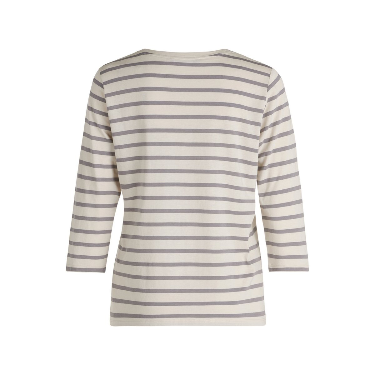 T-shirt à rainures à pierres fantaisie beige/gris, BETTY BARCLAY