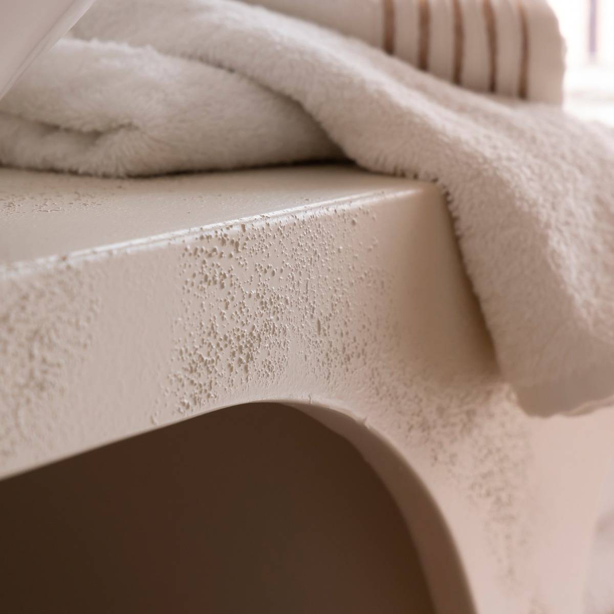 Meuble sous vasque en bois d'ingénierie DALVA blanc, MADE IN MEUBLES 