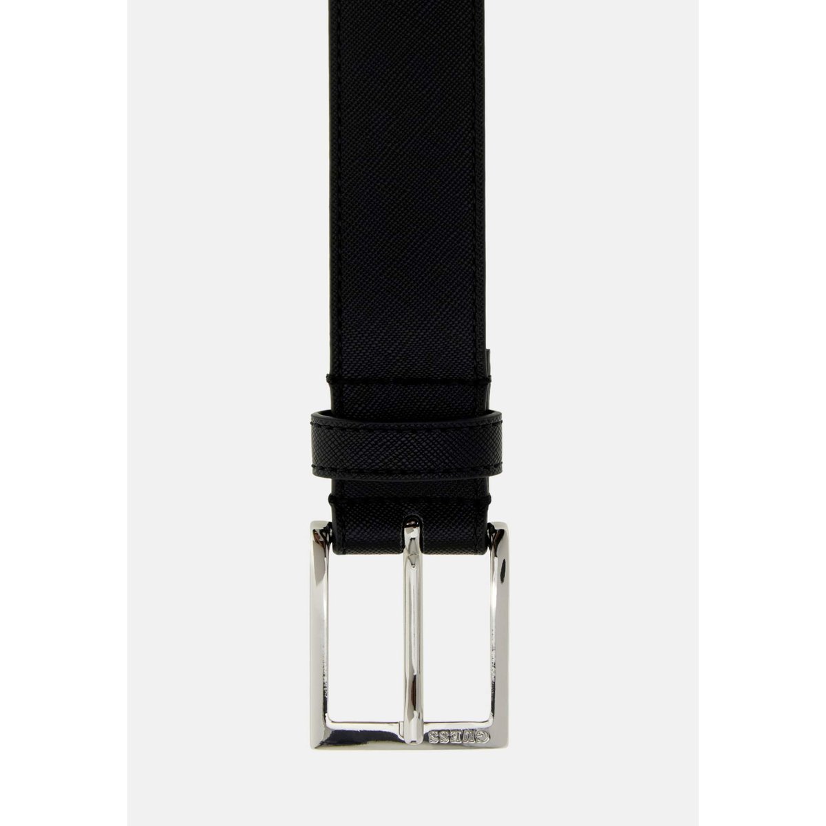 Ceinture En Cuir Véritable noir, GUESS