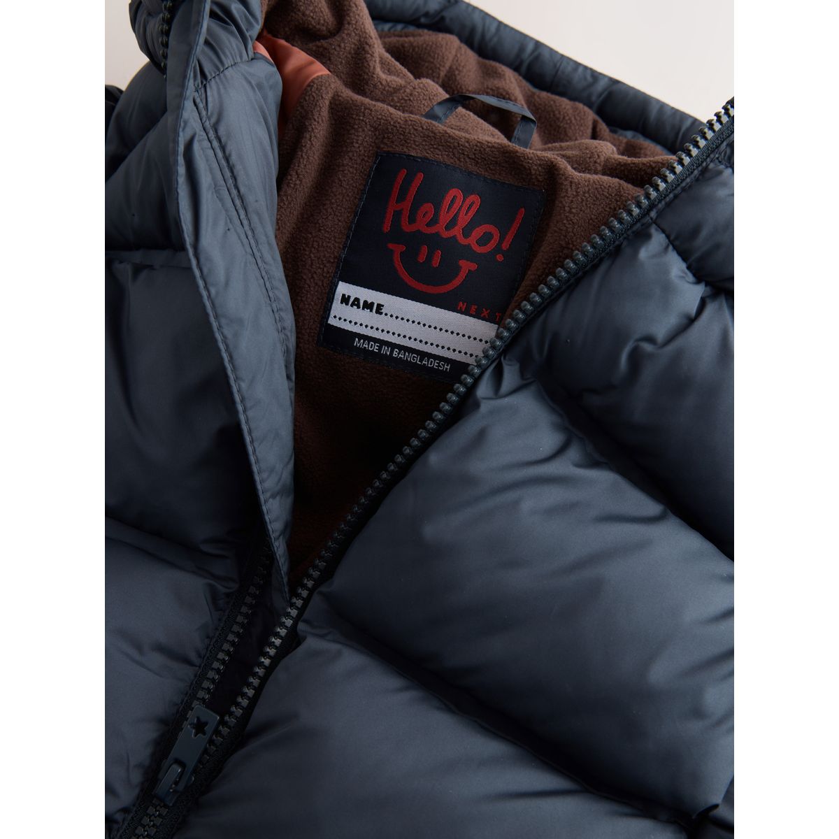 Manteau matelassé bleu marine, NEXT