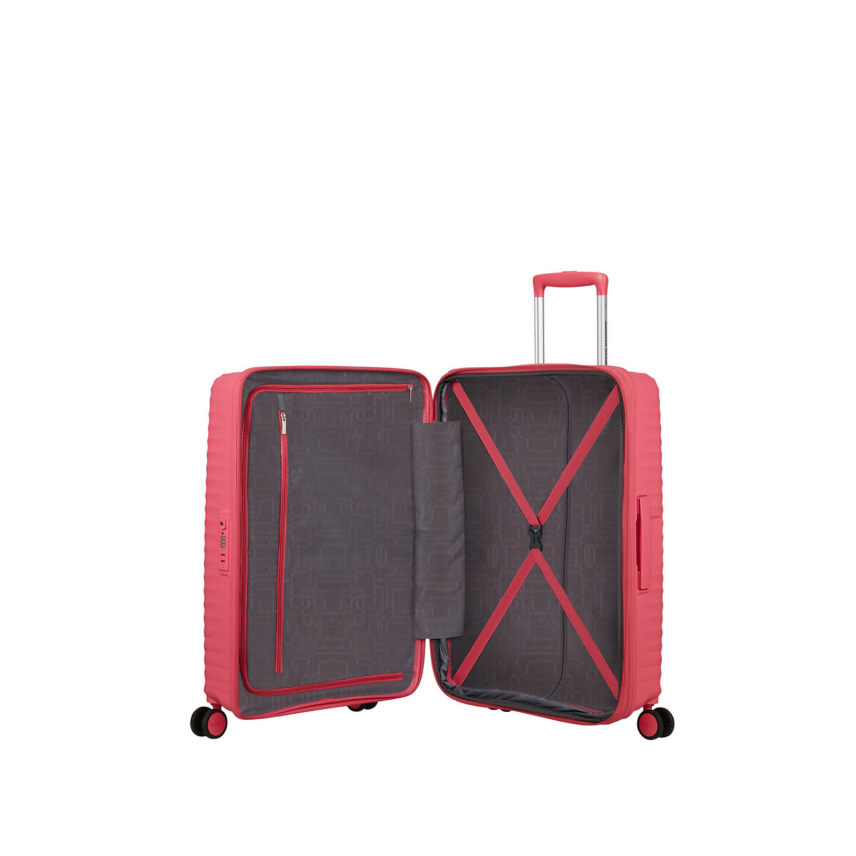 Mala de Viagem Média Diablast 68cm Expansível, 81L, American Tourister rosa, AMERICAN TOURISTER