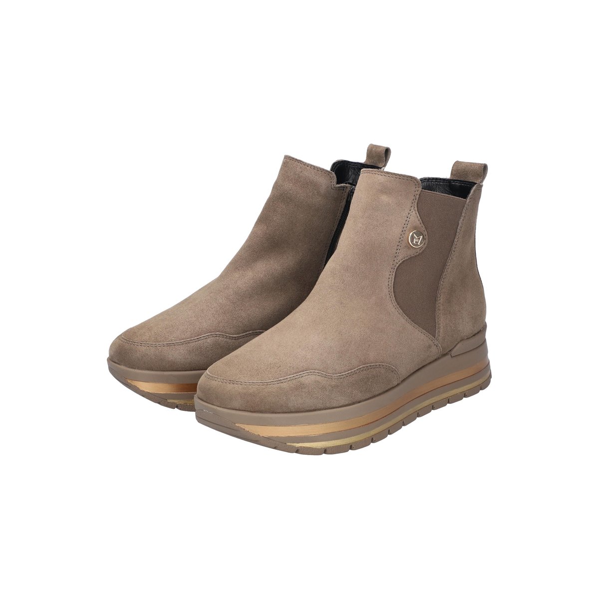 Baskets en cuir PAULINA noisette 5140, MEPHISTO