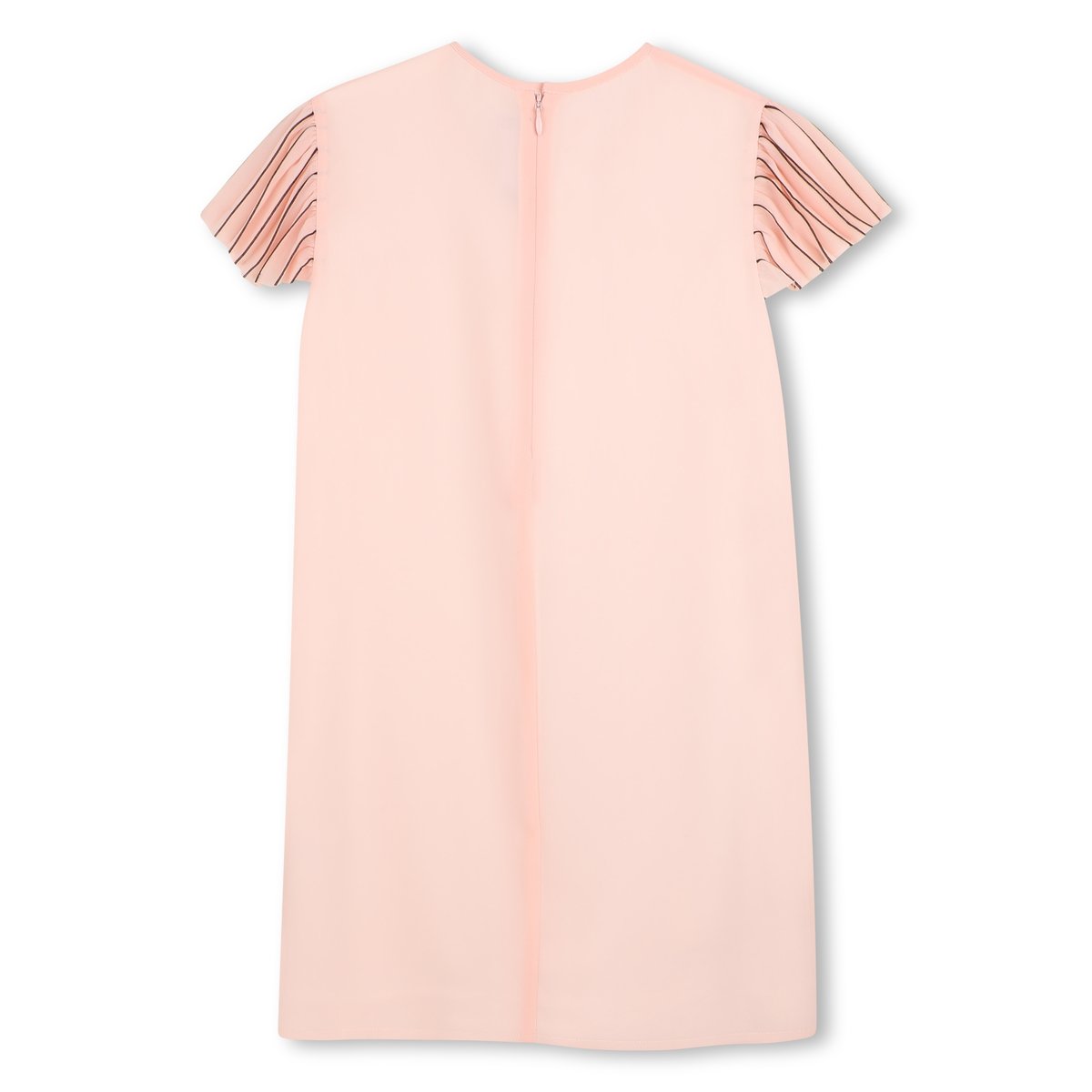 Robe manches courtes rose petale, KARL LAGERFELD KIDS