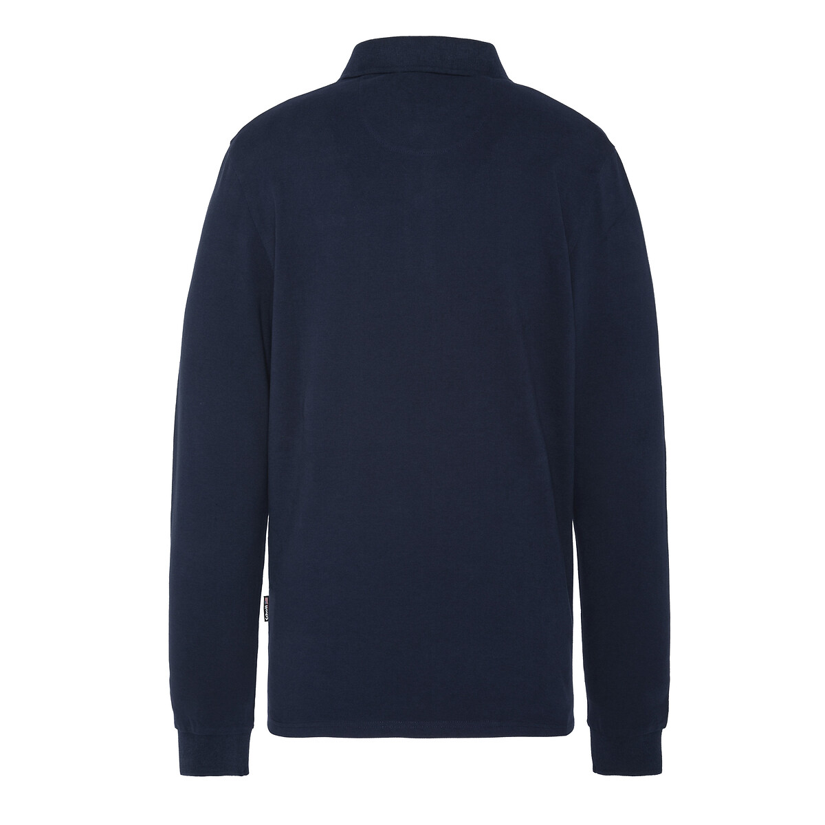 Long Sleeve Polo Shirt navy, SCHOTT