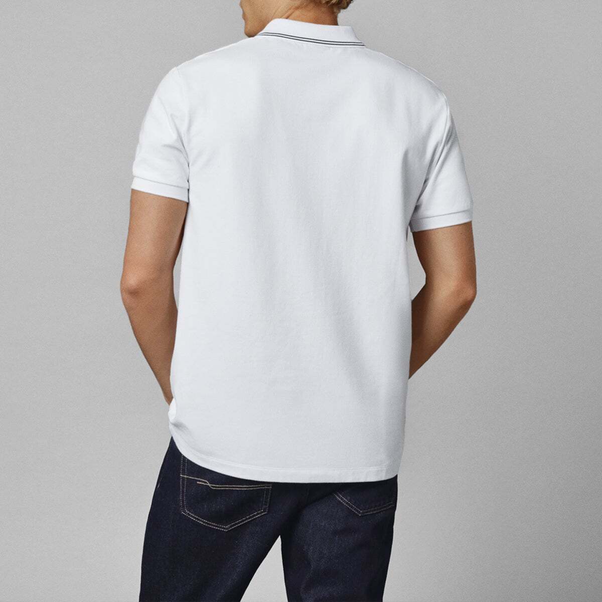 Polo Élastique En Piqué blanc, PEPE JEANS