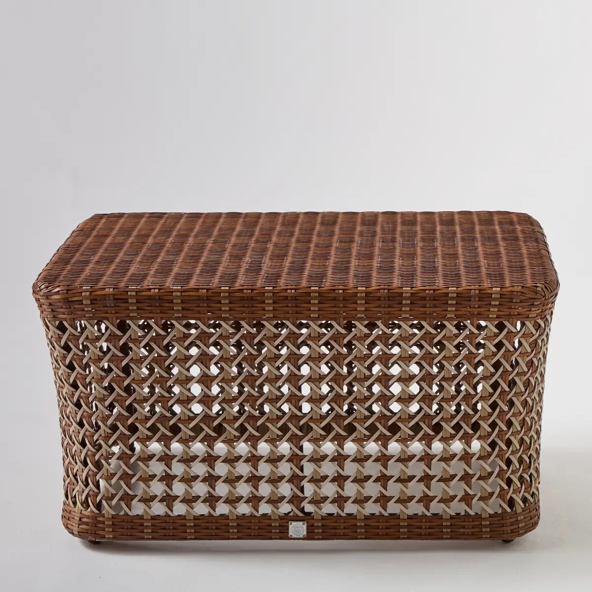 Table basse en résine rectangulaire ANTIBES LATERITE beige, KOK