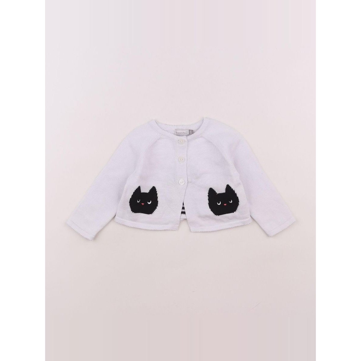 Pull - Très bon état blanc, CATIMINI